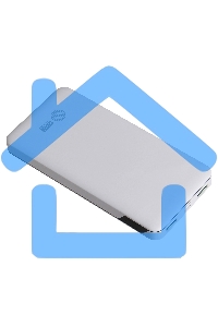 Портативный аккумулятор Cactus CS-PBFSKT-10000 10000mAh 2.1A 2xUSB белый