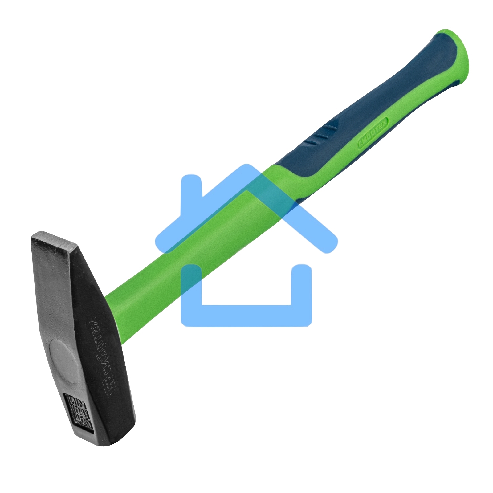 Молоток слесарный СИБРТЕХ, 400 г, фибергласовая обрезиненная рукоятка СИБРТЕХ 10321