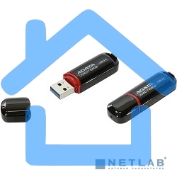 Флешка USB ADATA UV150 (AUV150-64G-RBK), 64 Gb, USB 3.0, R/W 100/40, черный
