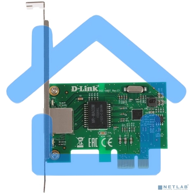 Сетевой адаптер Gigabit Ethernet D-Link DGE-560T/D1A PCI Express