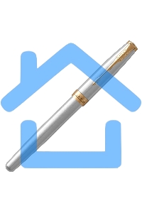 Ручка перьевая Parker Sonnet Core F527 (CW1931504) Stainless Steel GT F сталь нержавеющая, подарочная коробка