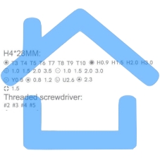 Отвертка с набором бит Jakemy JM-8159
