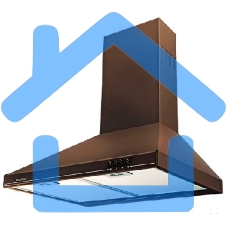 Вытяжка каминная Gefest ВО 10 К47 коричневый, 60 см, 300 куб. м/ч, 75 дБ