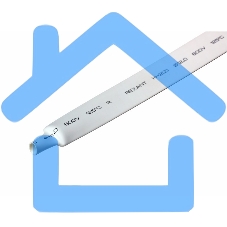 Термоусаживаемая трубка Rexant 12,0/6,0 мм, белая, упаковка 50 шт. по 1 м