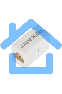 Проходной адаптер, RJ-45(8P-8C), UTP неэкранированный, кат.6, (гнездо-гнездо), Rexant
