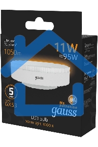 Лампа светодиодная GX53 11Вт 3000К 1050лм