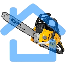 Пила цепная бензиновая DGS-4516, шина 40 см, 45см3, 3,0 л.с., шаг 3/8, паз 1,3 мм, 57 зв Denzel