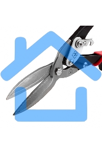 Ножницы по металлу Matrix, удлиненные, 290 мм, прямой рез, CrMo, 2-комп.обрезиненные рук-ки, PRO