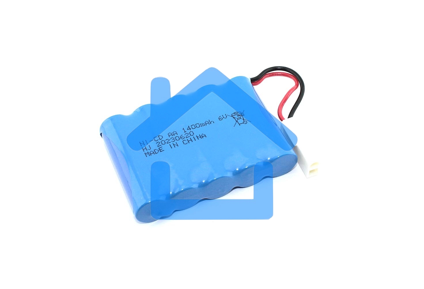 Аккумулятор Ni-Cd 6V 1400 mAh AA Flatpck разъем EL-2P