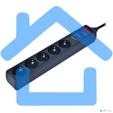 Сетевой фильтр Energenie Сетевой фильтр SPG5-C-15 4.5m 16А. черный. 