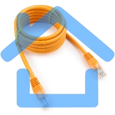 Патч-корд UTP Cablexpert кат.5e, 2м, литой, многожильный, оранжевый