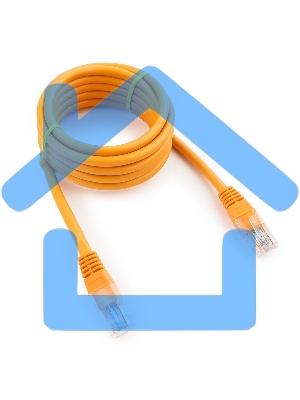 Патч-корд UTP Cablexpert кат.5e, 2м, литой, многожильный, оранжевый