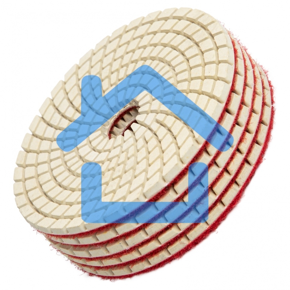 Алмазный гибкий шлифовальный круг Matrix, 100 мм, P 400, мокрое шлифование, 5шт.