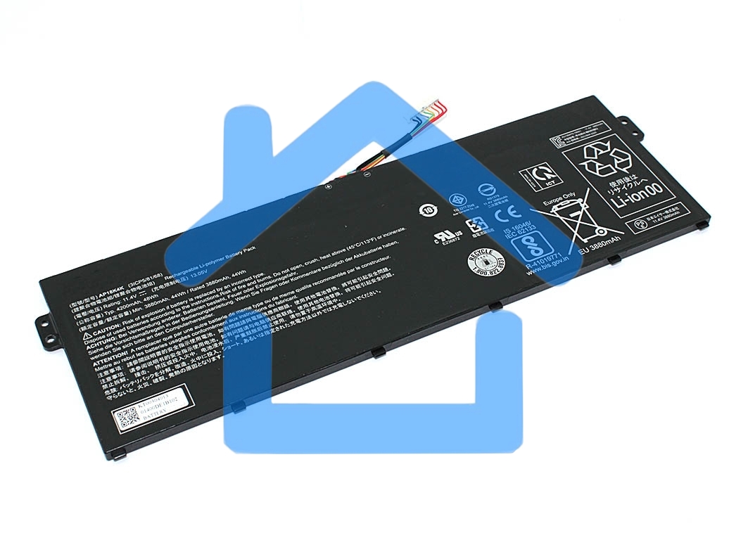 Аккумуляторная батарея для ноутбука Acer Chromebook C721 11.4V 4200mAh