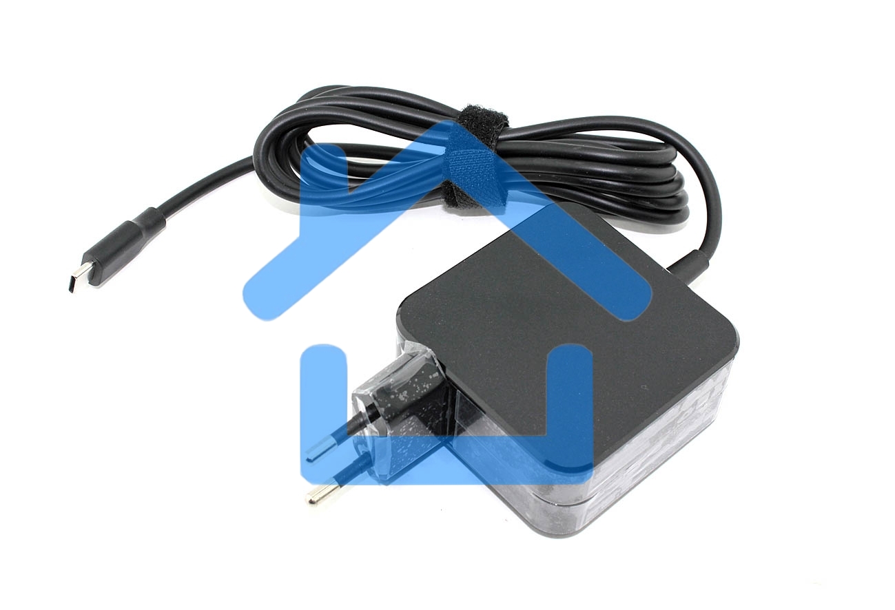 Блок питания (сетевой адаптер) для ноутбуков HP 12V 2A 15V 3A 45W Type-C(квадратный корпус) OEM