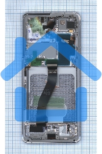 Дисплея для Samsung Galaxy S21 Ultra G998B в сборе с тачскрином ServicePack, серебристый GH82-26035B