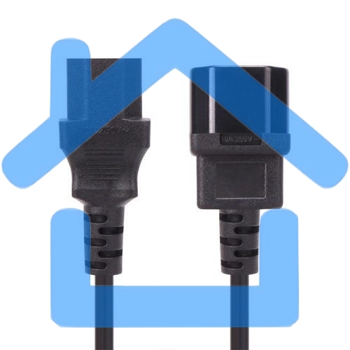 Кабель монитор - компьютер 220V (UPS -> устройство) VCOM <VDE> 3G*0.75mm (CE001-CU) 3м