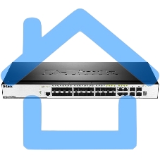 Коммутатор управляемый стекируемый D-Link DGS-3000-28SC/A1A 2 уровня с 20 портами 100/1000Base-X SFP, 4 комбо-портами 10/100/1000Base-T/SFP и 4 портами 10Gbase-X SFP+