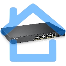 Коммутатор Smart L2 PoE+ Zyxel GS1900-24HPv2, rack 19