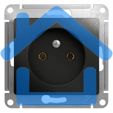 Механизм розетки 1-м СП Glossa 16А IP20 без заземл. антрацит SchE GSL000741 Механизм розетки 1-м СП Glossa 16А IP20 без заземл. антрацит SchE GSL000741