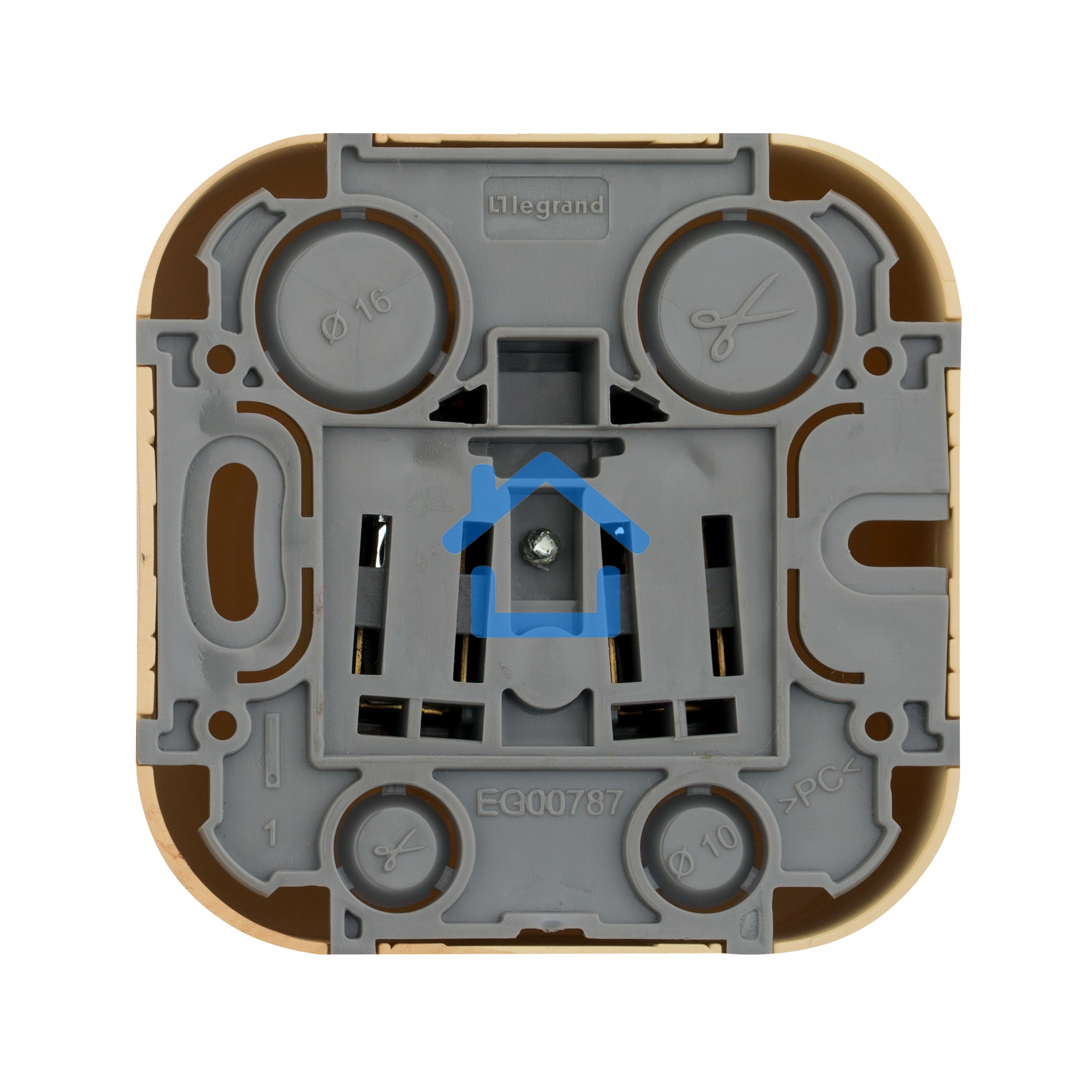 Розетка без заземления без шторок Legrand 782270 (Дерево)