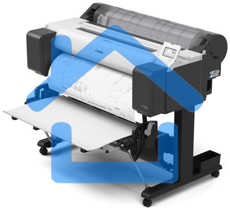 Плоттер струйный Canon imagePROGRAF TM-350 (6246C003), A0, цветное, 36