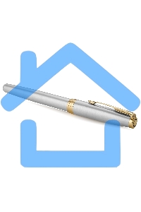 Ручка перьевая Parker Sonnet Core F527 (CW1931504) Stainless Steel GT F сталь нержавеющая, подарочная коробка