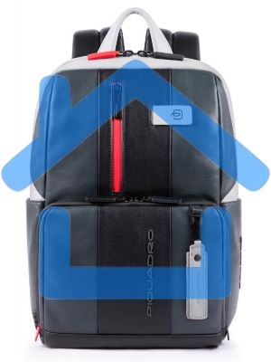 Рюкзак Piquadro Urban CA3214UB00BM/GRN серый/черный натур.кожа