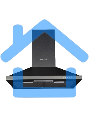 Вытяжка каминная Zigmund & Shtain K 139.6 B черный, 60 см, 500 куб. м/ч, 68 дБ