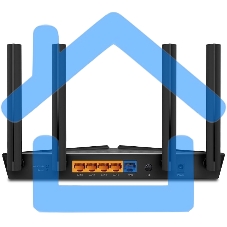 Беспроводной маршрутизатор TP-LINK Archer AX10 (802.11a/b/g/n/ac/ax, 2.4/5ГГц, до 1.2Gbит/с, LAN 4x1Gbит/с, WAN 1x1Gbит/с) (Archer AX10))