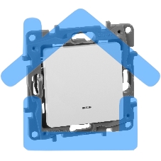 Переключатель с подсветкой, 10AX, бел. ETIKA 