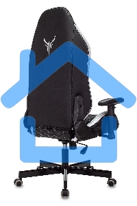 Кресло игровое Knight Neon черный/серебряный соты эко.кожа с подголов. крестовина металл