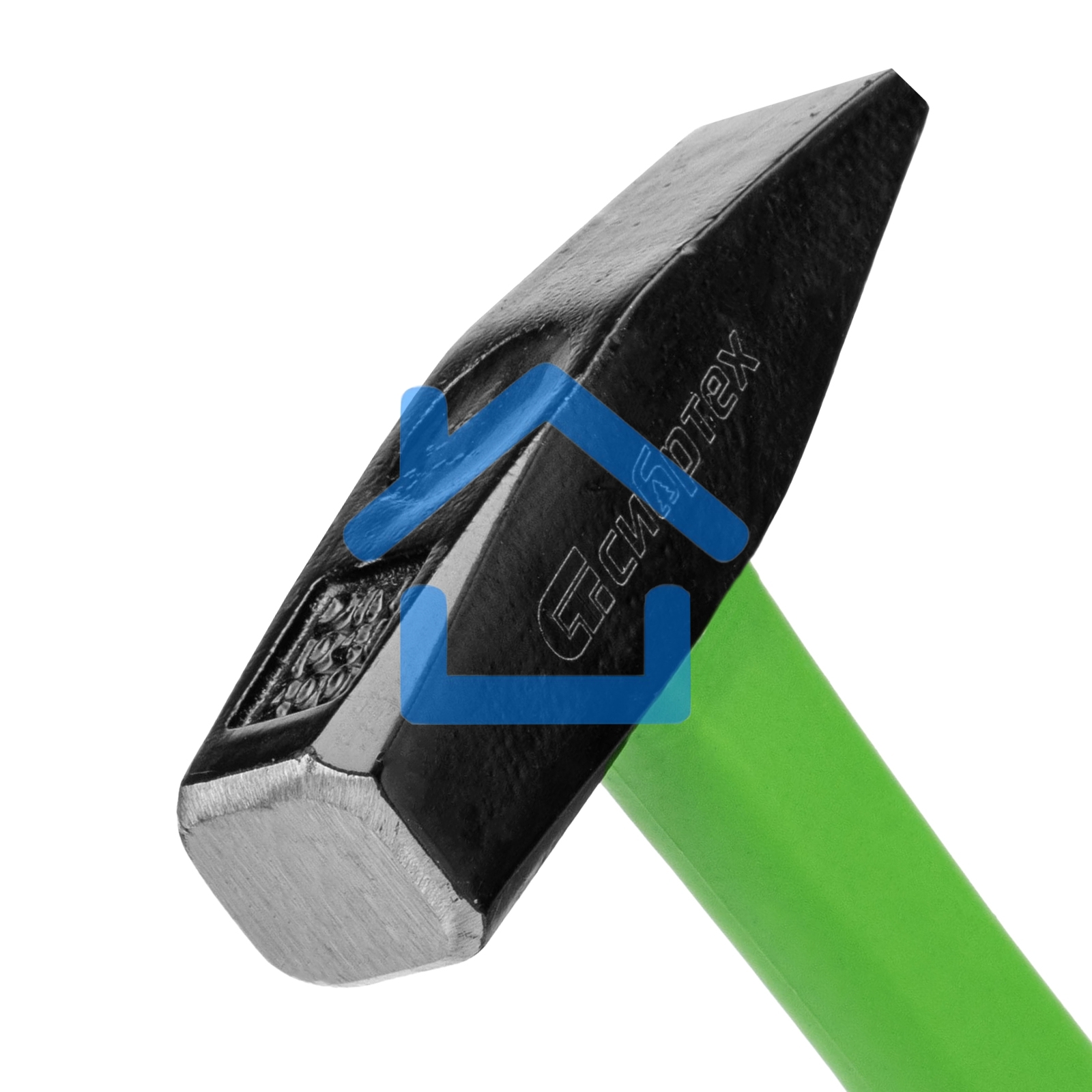 Молоток слесарный СИБРТЕХ, 400 г, фибергласовая обрезиненная рукоятка СИБРТЕХ 10321