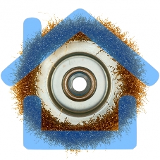 Щетка Matrix для УШМ, 125 мм, М14, 