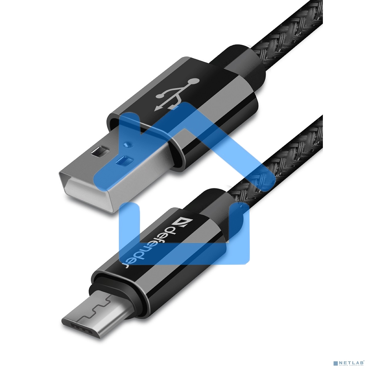 Кабель Defender USB2.0 TO MICRO-USB 1M черный USB08-03T