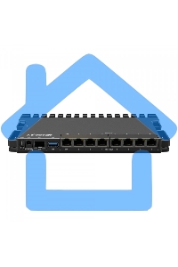Маршрутизатор Mikrotik RB5009UPr+S+IN,7х 1G RJ45, 2.5G RJ45, 10G SFP+, 1xPoE in, 7x PoE out