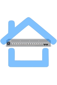 Коммутатор Ubiquiti UniFi Switch Pro Max 16 PoE PoE-коммутатор в стойку, 4х 2.5G RJ45, 12х 1G RJ45, 2х 10G SFP+, раздача 180 Вт