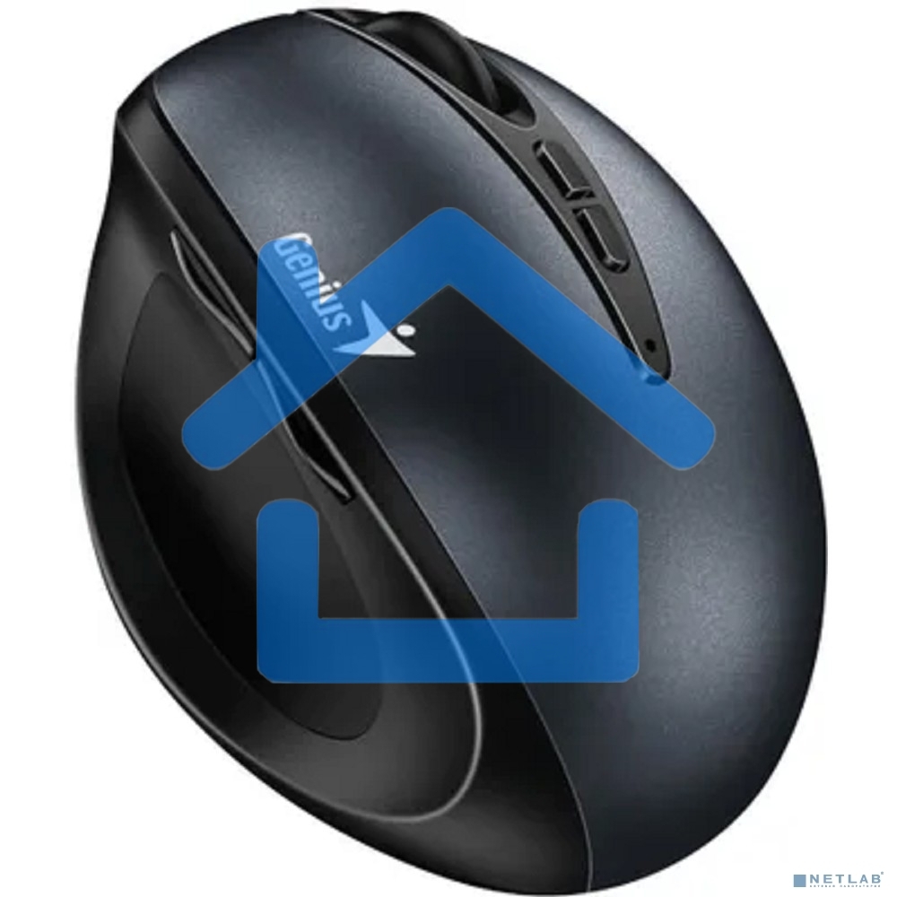 Мышь беспроводная Genius Ergo 8300S серый, 1600 dpi, радиоканал, USB, кнопки - 7