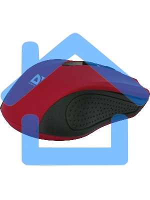 Мышь беспроводная Defender Accura MM-935 красный, 1600 dpi, радиоканал, USB, кнопки - 4