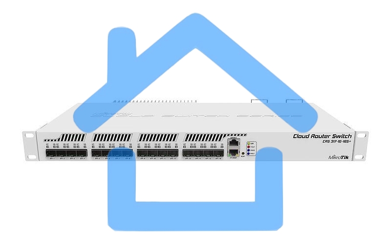 Коммутатор MikroTik CRS317-1G-16S+RM 16х SFP+, 1х 1G RJ45, SwOS или RouterOS