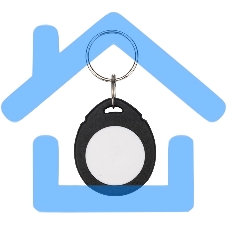 Электронный ключ-заготовка (брелок) 125 kHz перезаписываемый формат Em-Marin