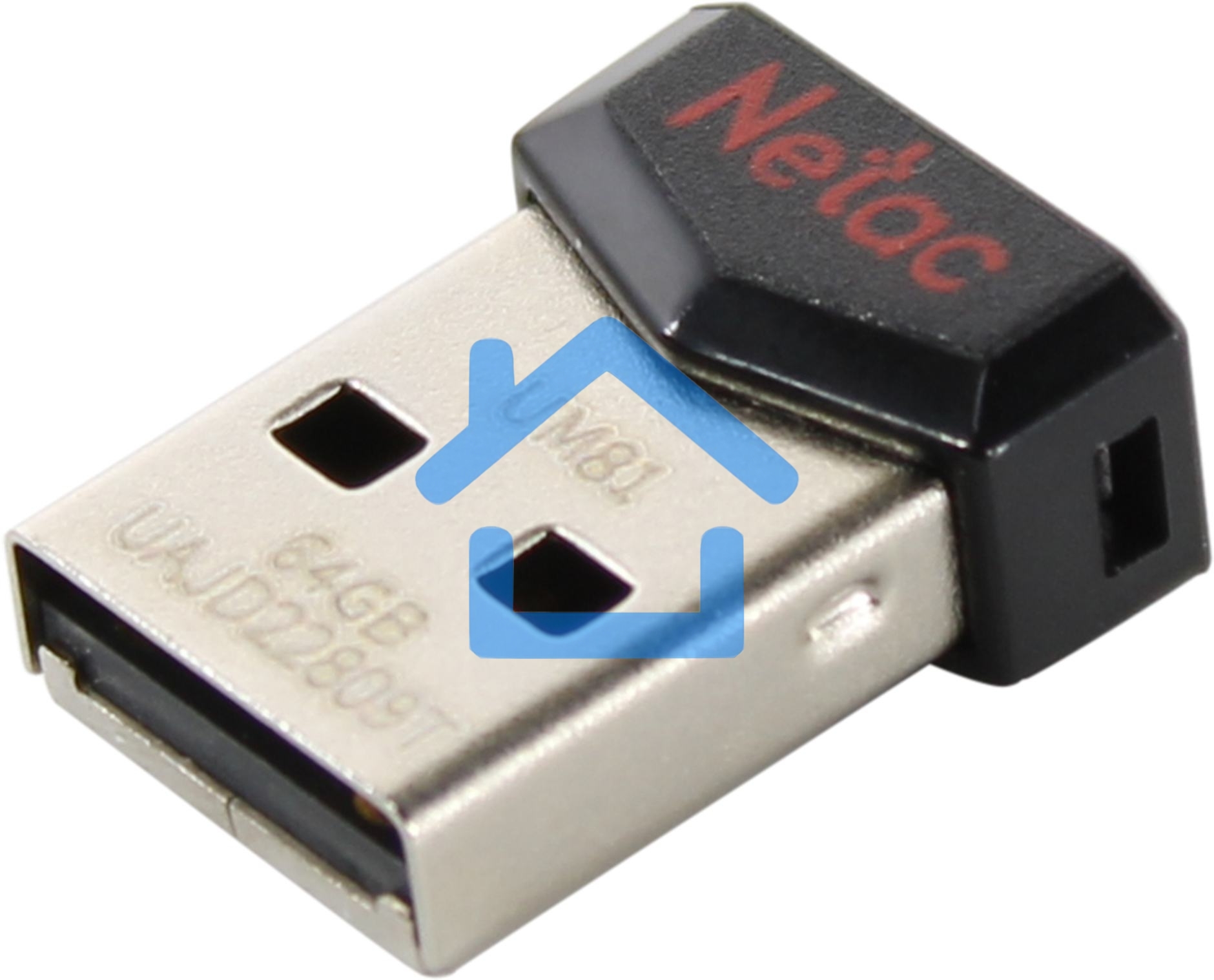Флешка USB R/W Netac UM81 64Gb <NT03UM81N-064G-20BK>, USB2.0, Ultra compact