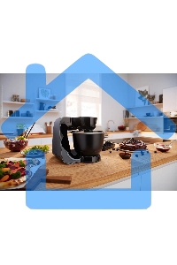 Кухонный комбайн Bosch 1000 Вт, черный