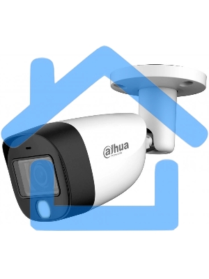 Камера видеонаблюдения аналоговая Dahua DH-HAC-HFW1200CMP-IL-A-0360B-S6 3.6-3.6мм HD-CVI HD-TVI цв. корп.:белый (DH-HAC-HFW1200CMP-IL-A-0360B)