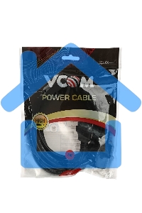 Кабель монитор - компьютер 220V (UPS -> устройство) VCOM <VDE> 3G*0.75мм (CE001-CU) 3 м