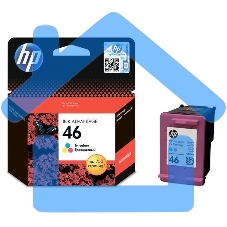 Картридж струйный HP 46 CZ638AE многоцветный для HP DJ Adv 2020hc/2520hc