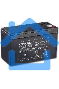 Батарея CROWN CBT-12-9.2 (12V 9.2Ah) F2 срок службы 5 лет