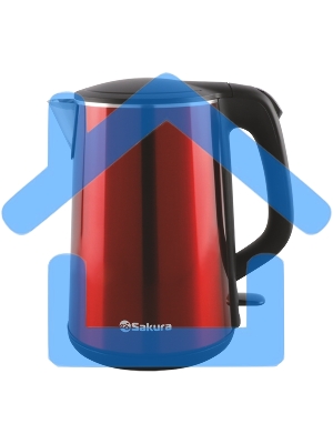 Чайник электрический Sakura SA-2156MR (1.8) красный металлик/черный