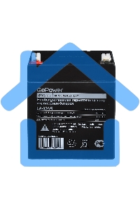 Аккумулятор свинцово-кислотный GoPower LA-1245 12V 4.5Ah (1/10)