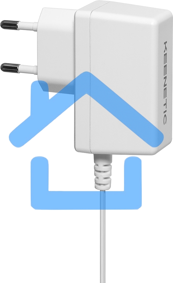 Адаптер питания KEENETIC/ Keenetic PA10 (KPS-1210) Адаптер питания от сети 100–240 В, постоянное выходное напряжение 12 V с током до 1,0 A, для Keenetic c напряжением питания 9 или 12 В и током до 1.0 А